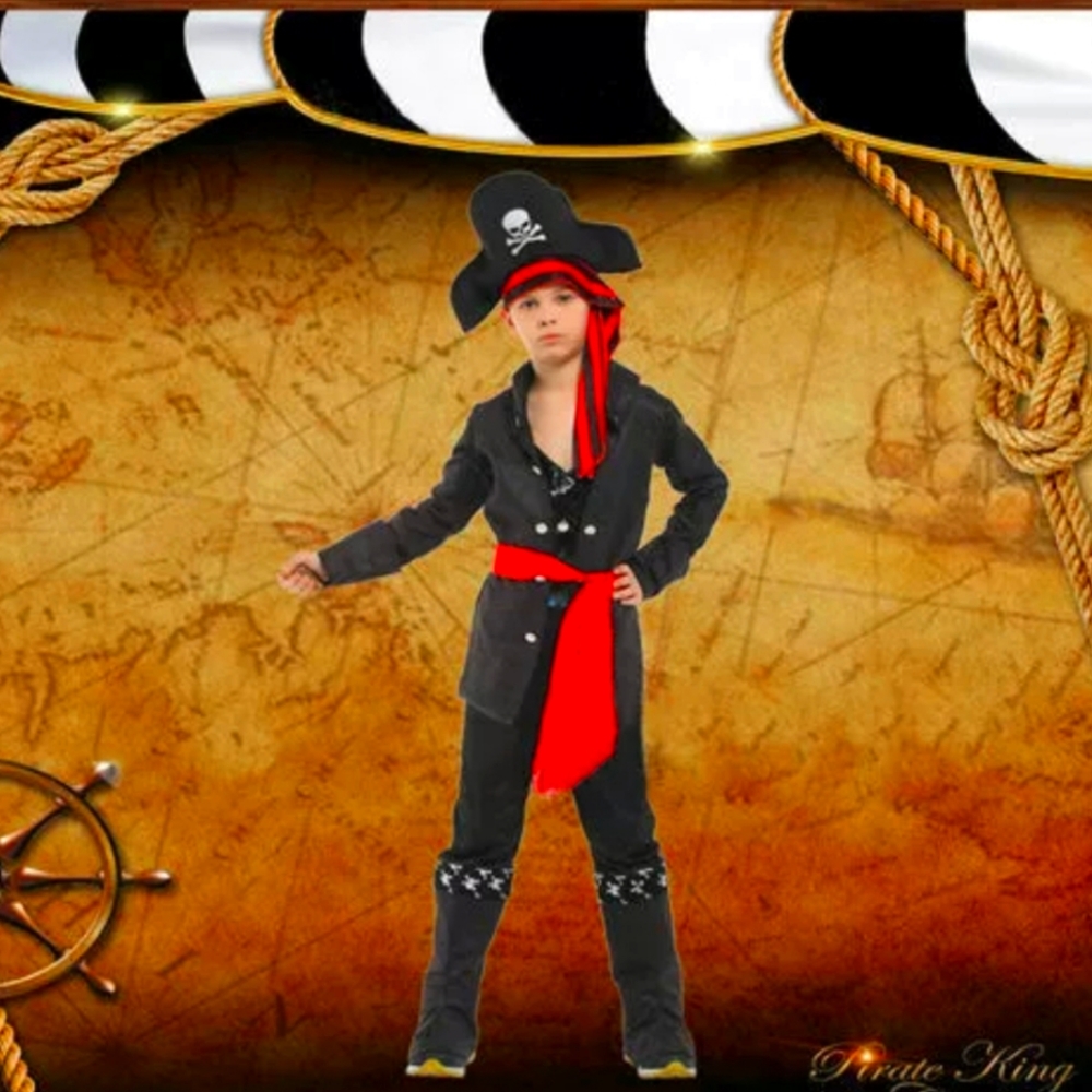 Boy's Caribbean Pirate Halloween costume